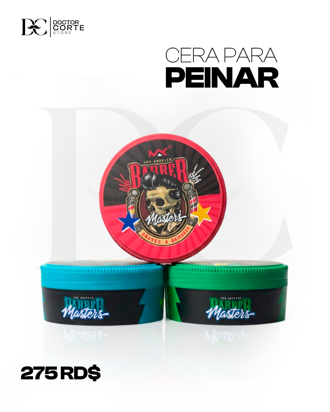 Ceras Para Peinar "Barber Masters"