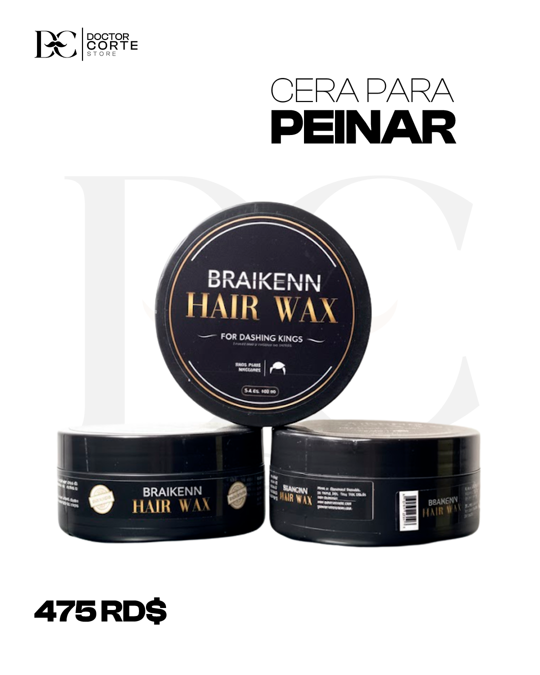 Cera Para Peinar "Braikenn"