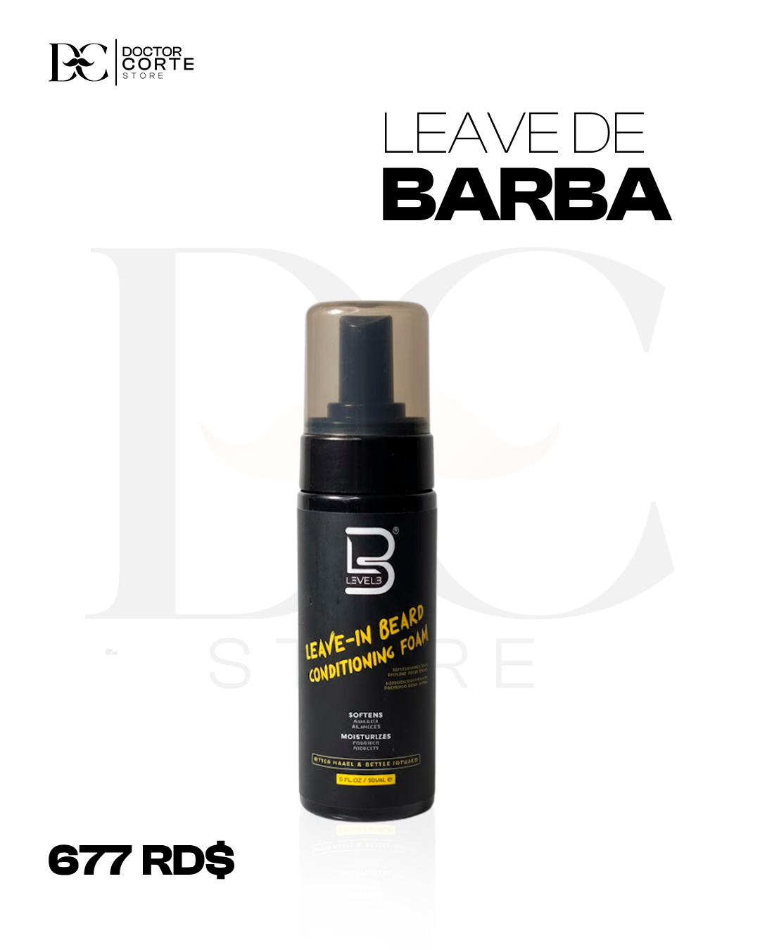 L3VEL3 Leave-In Beard Conditioning Foam&nbsp;