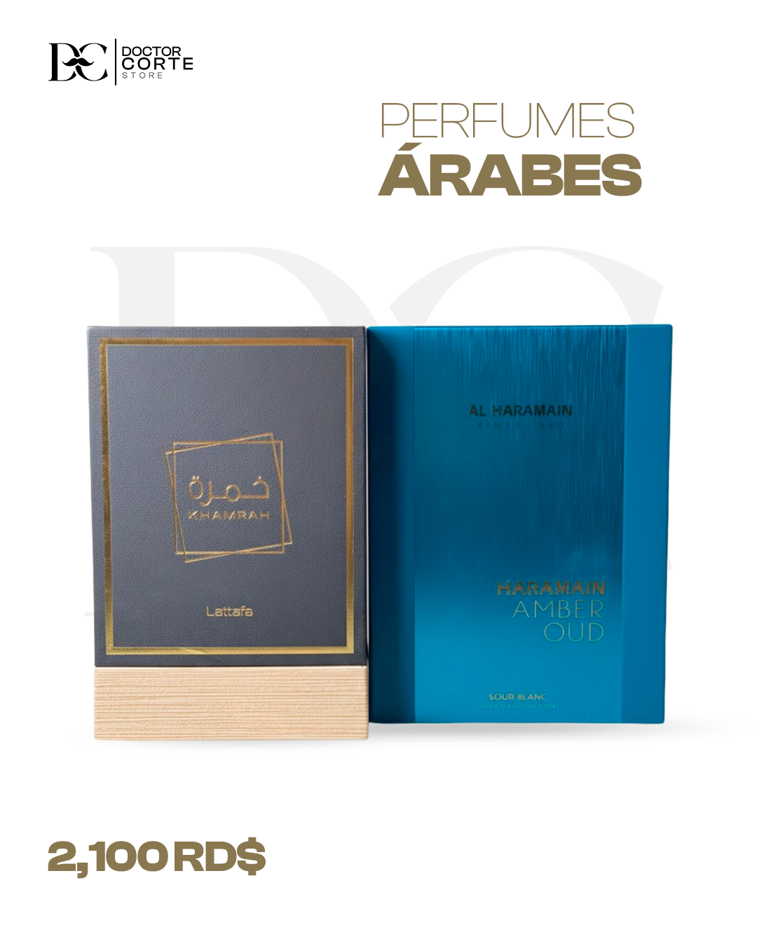 Lattafa Khamrah & Al Haramain Amber Oud Aqua Dubai